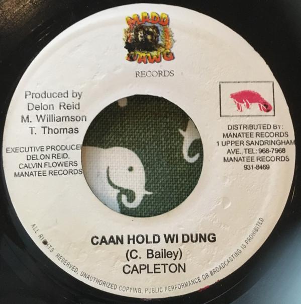 

7-дюймовая пластинка CAPLETON - Caan Hold Wi Dung NONE Madd Dawg Recor Ямайка Регги, Ска и Даб Б/У