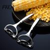 Corn Peeler Stripper Tool, Manual Remover for Fresh Corn, Versatile Tool Ergonomic Kernel Shucker BBQ Home Kitchen Multi-Functional