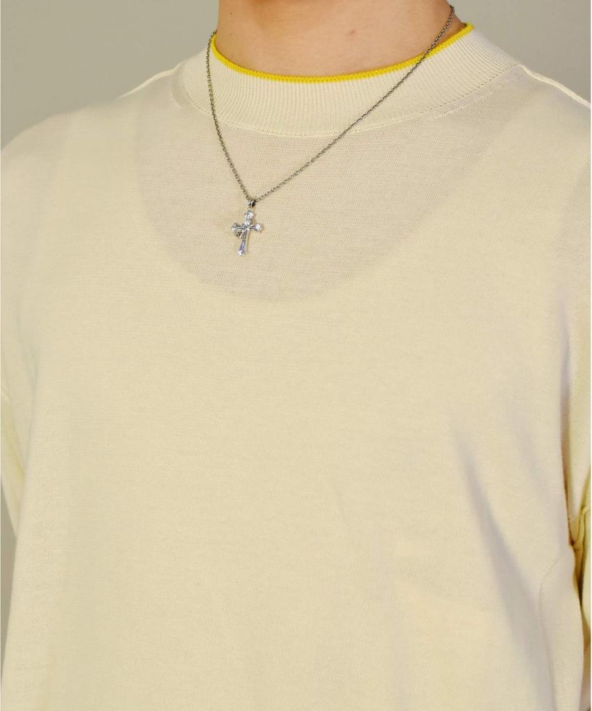 LION HEART HOWL Howling Cross Necklace S SIZE Sterling Silver 925 50cm / / /