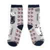 Stylish and cute jacquard socks featuring Matilda Kusuguru crew perfect for nursery school Heather women's print. socks, teachers. 23-6718 (#1/MGY