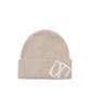 Bajal Va Square Jacquard Angora Beanie Beige