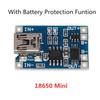 2/5PCS 5V 1A Micro/Type-c/Mini 18650 TP4056 Lithium Battery Charger Module Charging Board With Protection Dual Functions Li-ion
