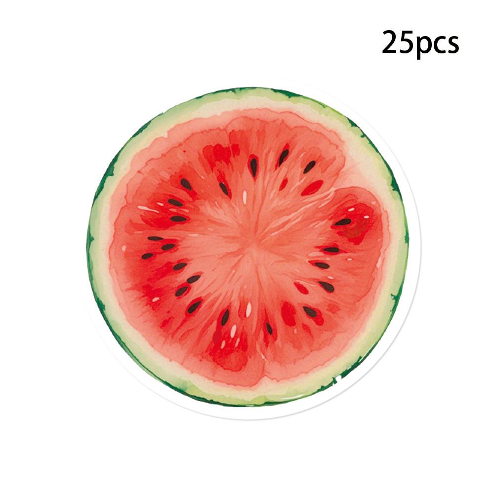 

Летняя вечеринка, Новый стиль, Креативный арбузный фрукт, Бумага, Подставка для еды, Украшения для стола на вечеринку, Украшения для вечеринки 25pcs