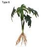 Artificial Hydroponic Plants Simulation Greenery With Root Plant Wall Home Office Shop Decor Desktop Ornament Photography Party