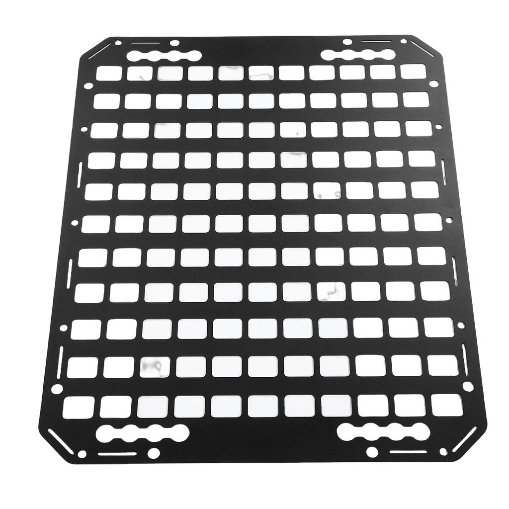 Truck Bed Molle Panel Aluminum 18.27x22.99x0.08in   Storage   Tools Rack for Sedans SUVs Pickups Trucks RVs Trailers