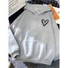 Autumn/Winter New Women's Trendy Brand Casual Heart Shaped Hoodie Outdoor Sports Jogging Comfortable Versatile Coat