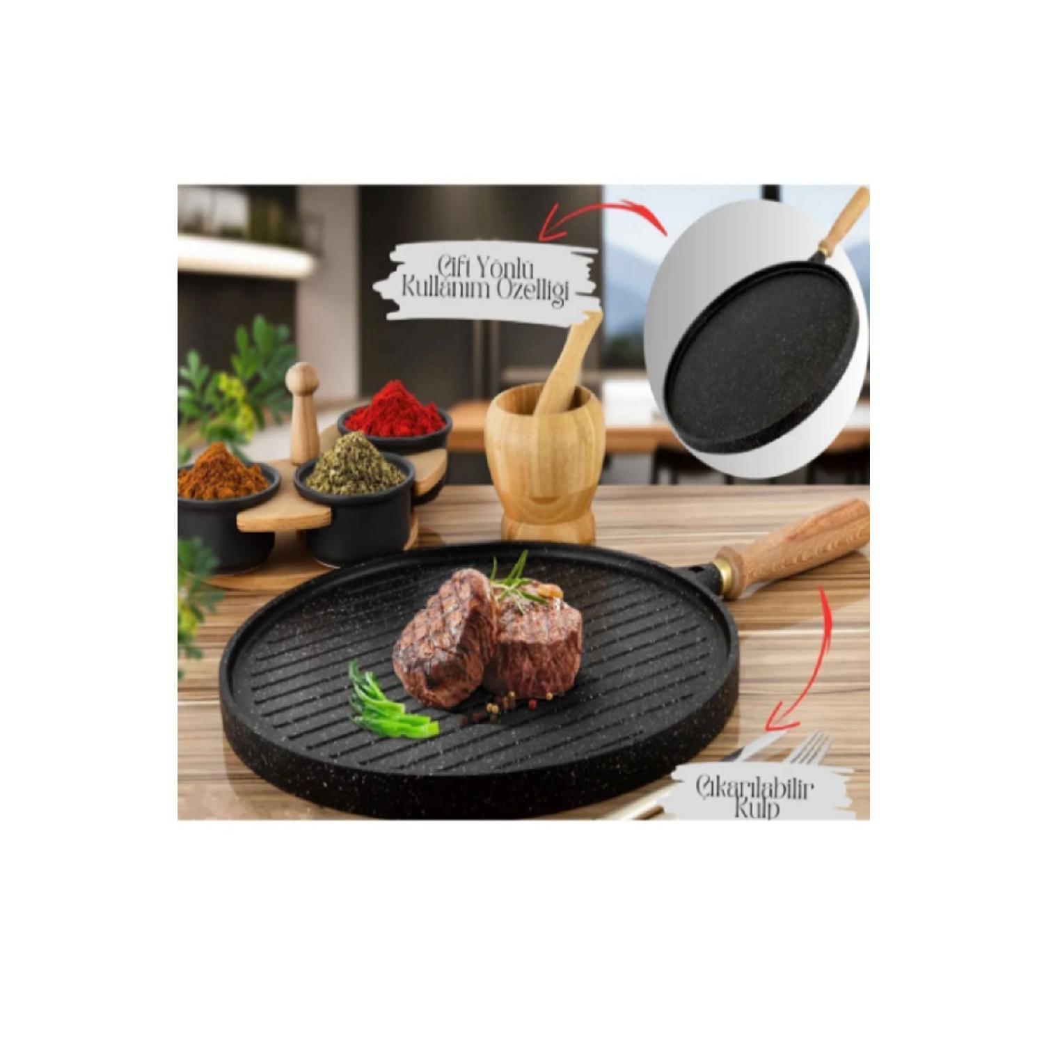 

Cast Iron Double Sided Pancake / Grill Pan