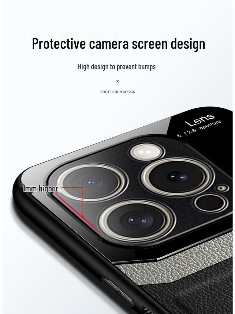 iPhone 17 Pro Max Leather Texture Phone Case - Compatible with Apple Models 12 To 16, XS, 13, 14, and 15.