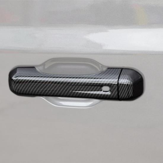 For 2018-2025 Jeep Gladiator JT/Wrangler JL Carbon Fiber Door Handle Cover Trim