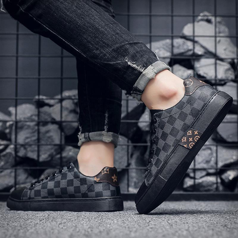 European Station Men's Shoes Autumn New Casual Shoes Men's Trendy Shoes Versatile White Shoes Men's Low-top Sports Board Shoes Men