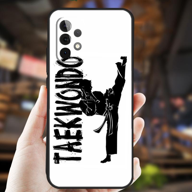 Kung Fu Taekwondo Karate Case For Samsung Galaxy A32 A56 A16 A15 A22 A52 A54 A14 A26 A36 A55 A35 A05 A06 A53 A33 A13