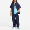 Nike T Shirts Men's Baltic Sea Blue Crew Neck Moderate Straight Fit FJ1138-416