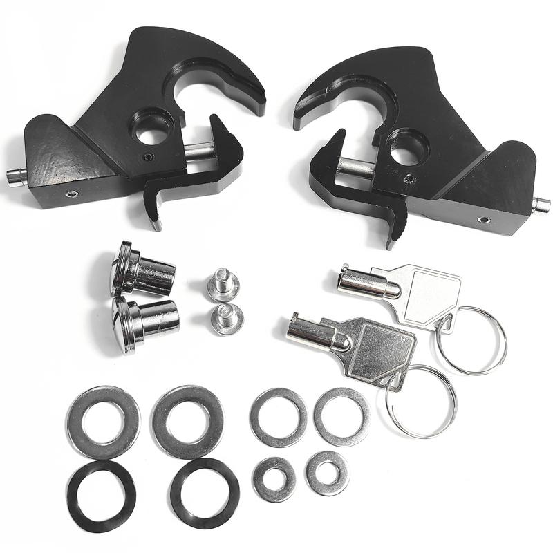 Quick Release Rotary Lock Kit Motor Parts Detachable Mounting Kit Rear Backrest Sissy Bar For Harley Touring Softail Sportster