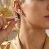 Classic Brilliant Cut Cubic Zirconia Solitaire Stud Earrings for Women Everyday Solitaire Studs Minimalist Accessories Jewelry