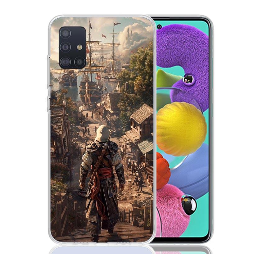 A-Assassins Game Creed Phone Case for Samsung Galaxy A52 A51 A50S A12 A22 A32 A72 A10S A30S A31 A71 Note 20 Ultra 10 Plus S10 Ga