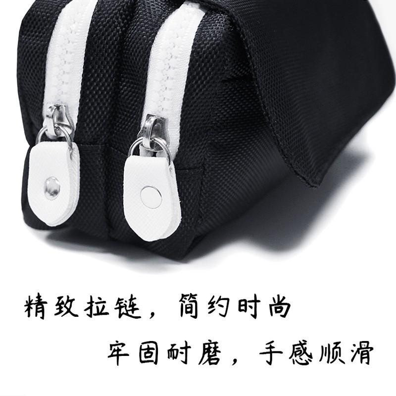 Cute Anime Sailor Moon Pencil Case Large Capacity Double Zipper Flip Pen Pouch Students