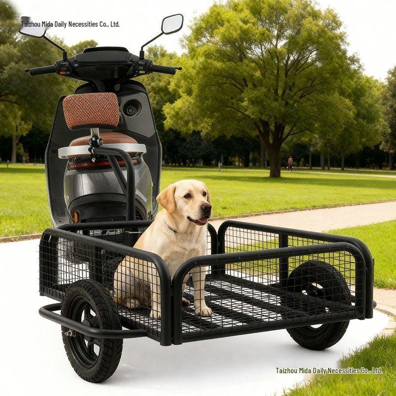 Portable Electric Towable Camping Cart - Hand-Pushed Picnic and Small Trailer