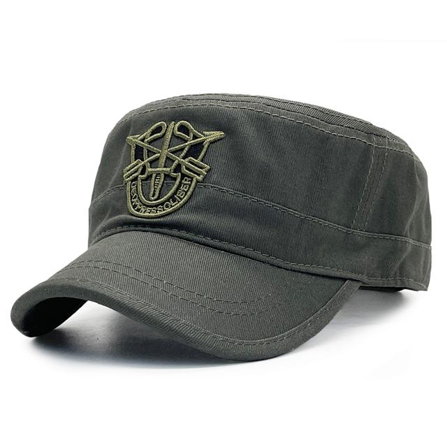 New Embroidery Trucker Hats Gorras Custom Camouflage Cap  Flat Caps US Baseball Cap