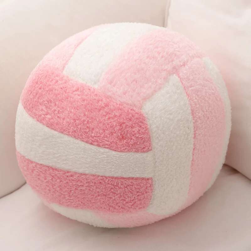 20/24cm Simulatie Volleybal Pluche Speelgoed Schattige Volleybal Props Kussen Begeleiding Kinderen Zachte Cadeaus voor Meisjes Jongens Kamer Decoratie 24cm
