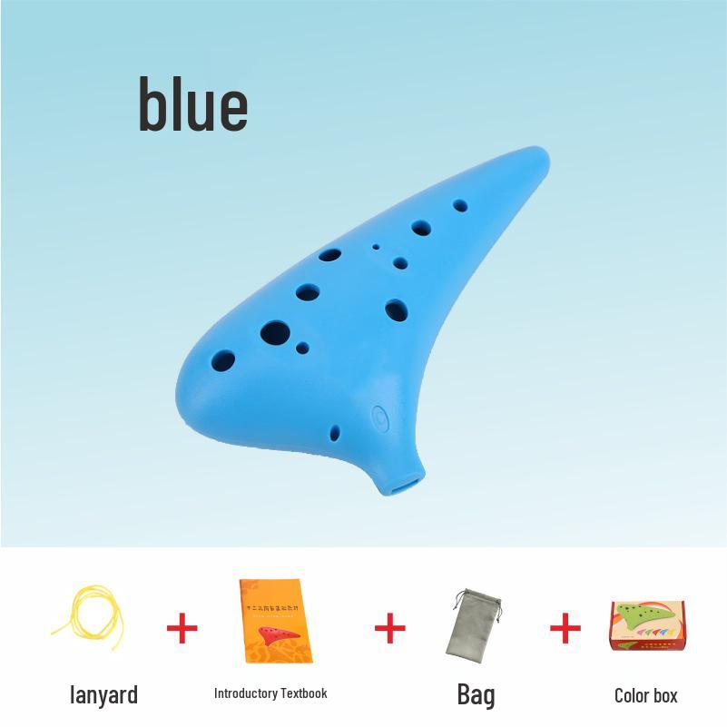 Ocarina Drop-Resistant 12-Hole Alto C - Ideal for Beginner and Primary School Use
