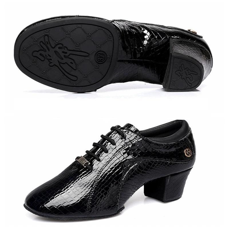 Scarpe Sportive da Donna in Pelle Suola Morbida Scarpe Quadrate per Adulti da Donna Pelle Moderne Scarpe da Danza Latina Sneaker da Sala da Ballo