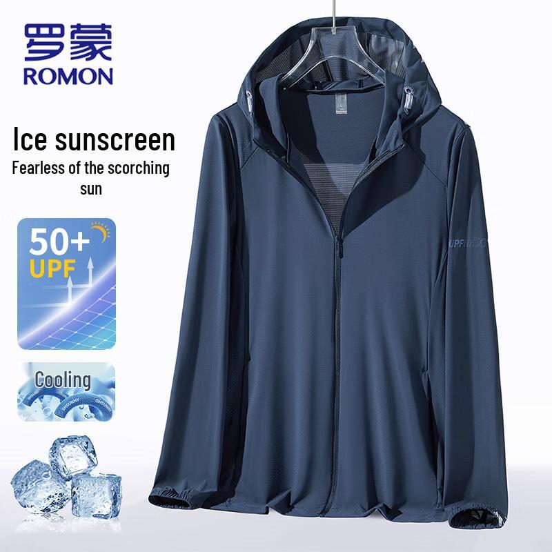 

Romon Men s UPF50+ Ice Silk Sun Protection Jacket XL