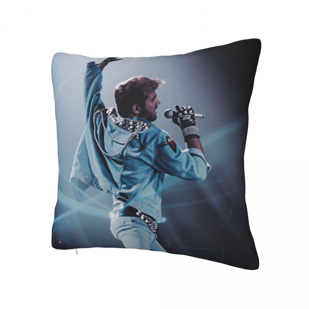 Pillow Case George Michael British Singer Square Pillow Cover Vintage Cushion Cover Pillowcases For Sofa Bedroom Home Decor