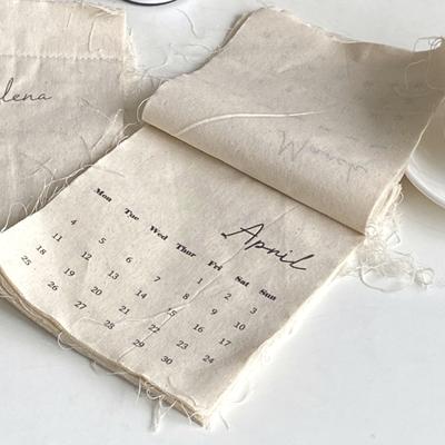 2026 Fabric Wall Calendar Durable Tapestry Family Holiday Planner For Home Office Decor With Holiday Highlights
