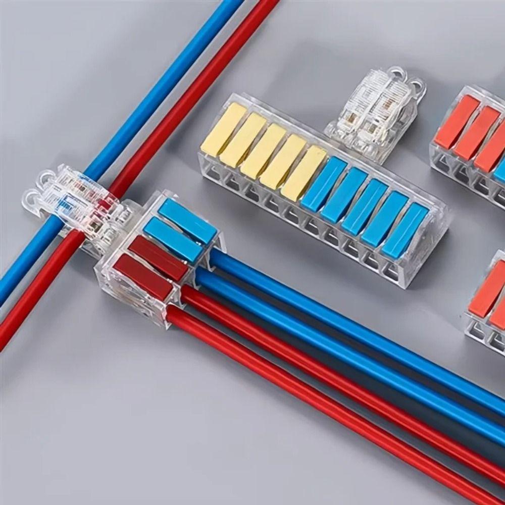 New Mini Quick Terminal Block T type Universal Fast Connector Electrical Connectors Electrical
