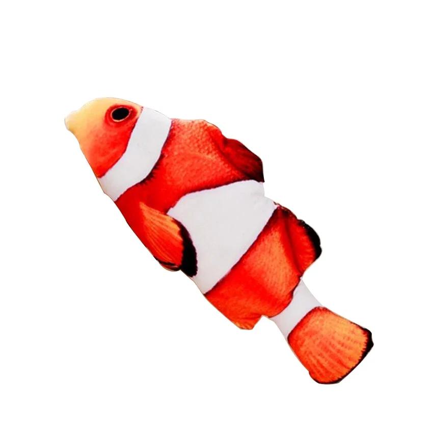 3D Simulation Cat Favor Fish Dog Toys Plush Stuffed Fish Shape Cats Padded Toy Catnip Scratch Board Scratching Post For Pet