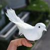Vivid Artificial Crafts Home Decor Love Peace Pigeons Imitation Bird Model Simulation White Pigeon