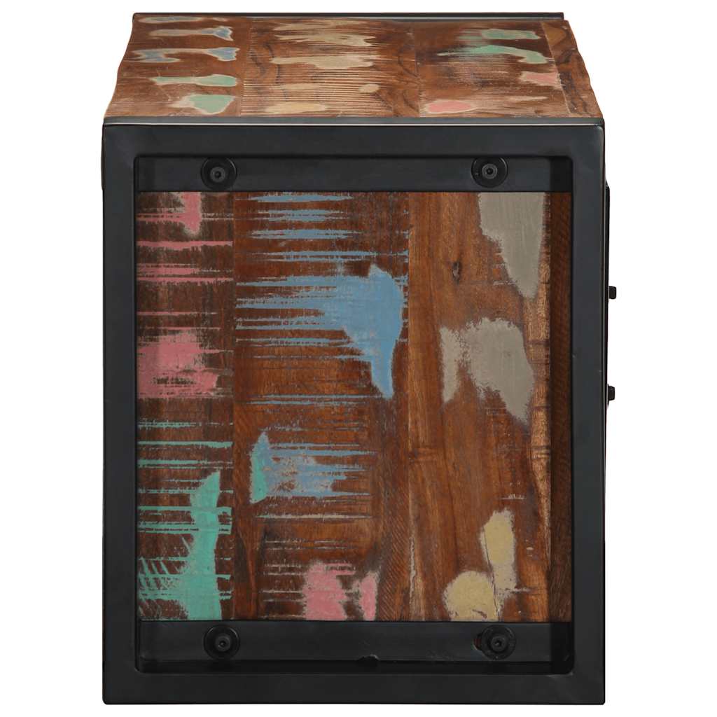 Szafka Rtv 80X30X35 Cm Drewno Lite Odzyskane