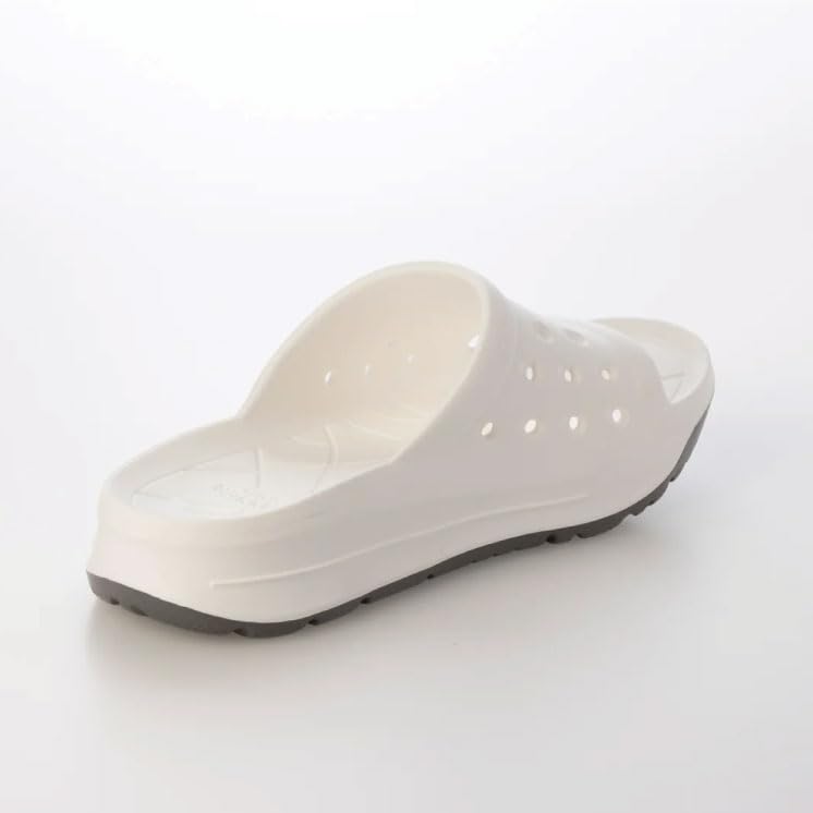 Kinner Recovery Thick One Mile Sports More Comfortable Than Barefoot [KINNER] Sandals, Lightweight, Sole, Clock, Sandals, RSK-3001, (WHITE, 25.0 cm)