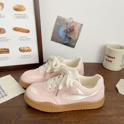 Dexun Shoes Women's Niche Design Thick Baseplate Shoes Women's New Autumn Breathable Versatile Chic Shoes