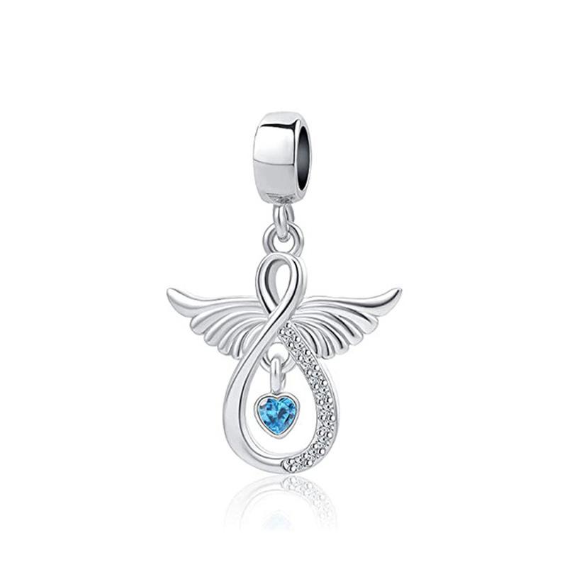 New Trinkets 925 Pure Silver Pink 8 Wings Sunflower Pendant Beads fit Original Charms Bracelet DIY Women Jewelry