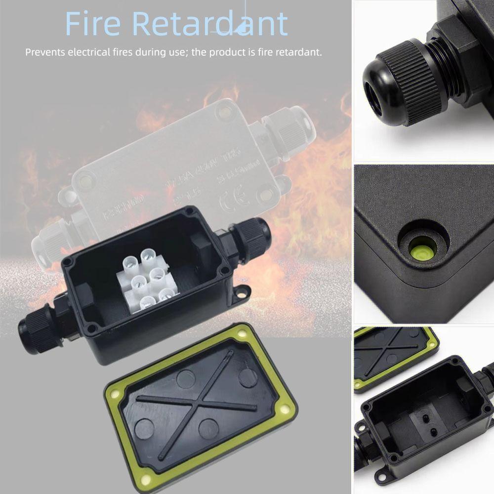 2-Way 3-Way Sealed Cable Connector IP66 Electrical Cable Box IP66 Junction Box  Garden Projects
