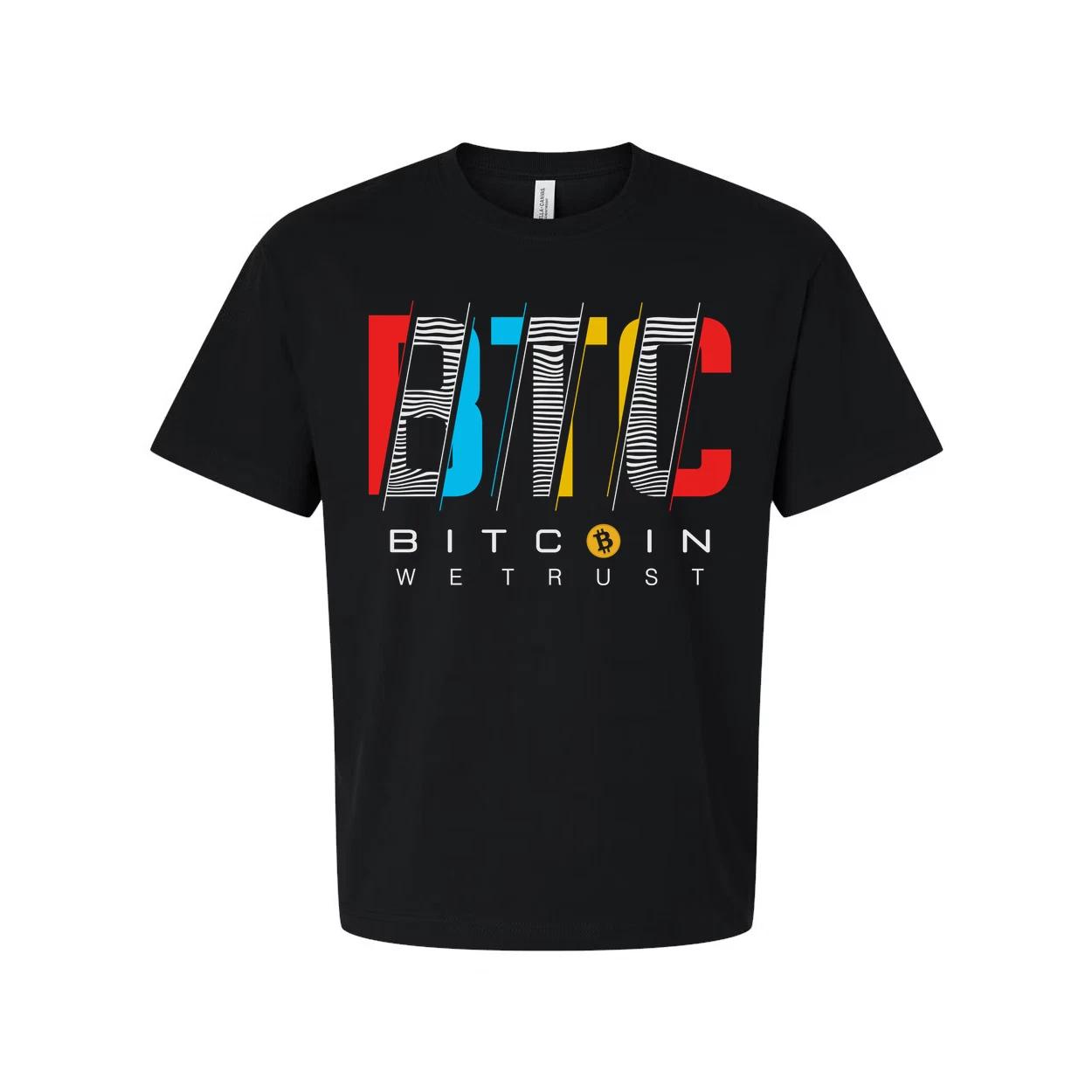 Bitcoin We Trust Graphic T Shirt Unisex Apparel Featured Crypto Currency Tee For M