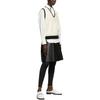 WE11DONE Logo Metal Detail Knit Vest Ivory Unisex Outerwear Cream WD-KV1-21-612-U-IV