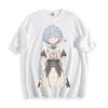 ReZero Rem Smiley Heart T-Shirt - Adorable Anime Unisex Tee