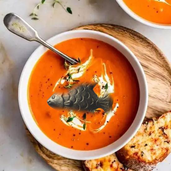 1/2/3Pcs Cast Iron Fish Cooking Tool Add Natural Sources of Iron To Food Water Reduce Risk of Iron Deficiency Dietary Solution for Vegans Athletes