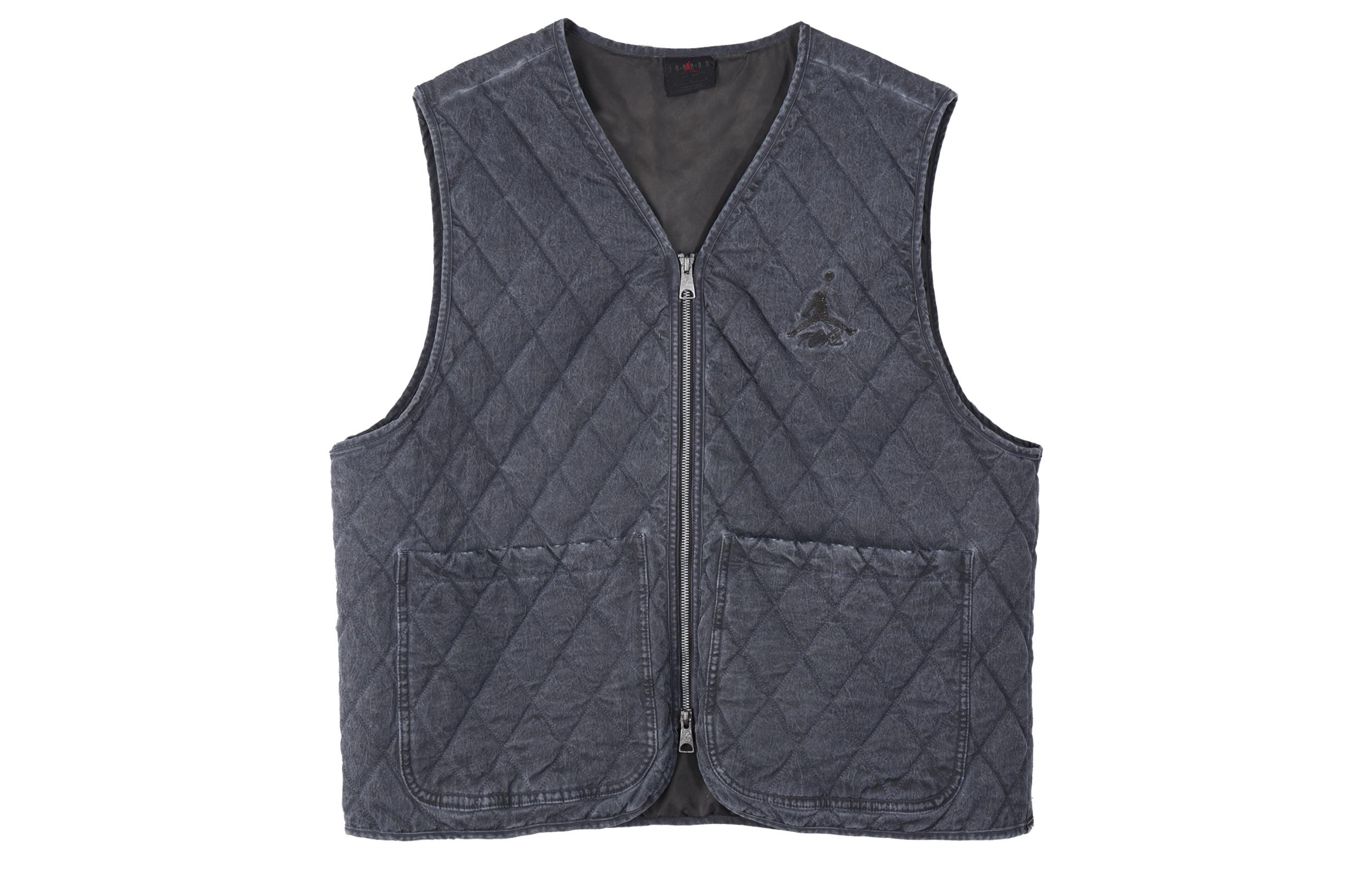Jordan Flight Vests Men s Gray V Neck Moderate Other DV7565-010 XL