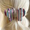 Acetate Butterfly Hair Claw Rhinestone Bow Hair Clip Cute   Girl