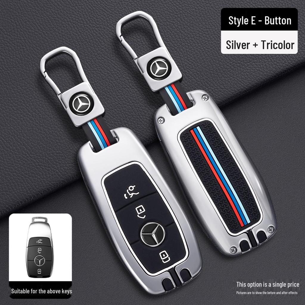 Étui et Coque de Clé Compatibles Mercedes-Benz E300L C260L A200L Classe S GLB220 GLC GLE GLA