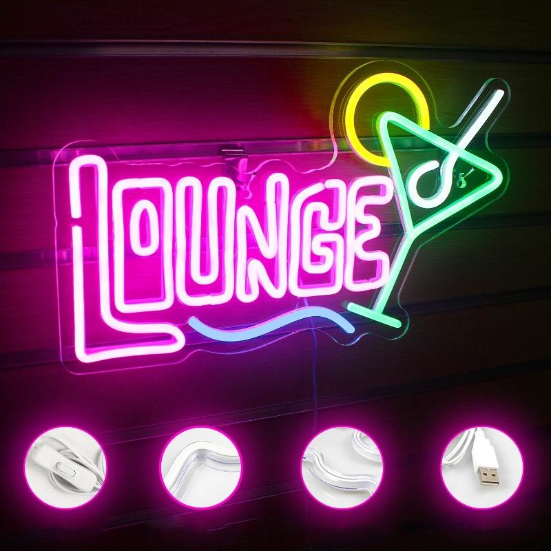 Open Welcome Bar Neon LED Sign USB Powered Room Wall Decoration For Pub Bar Club Men's Cave Party Restaurant Shop Sign Lights
