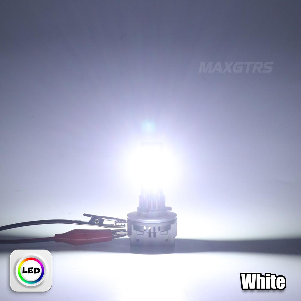 

MAXGTRS 2x Super Bright H11B LED Headlight 6000K 3570 CSP 1:1 Mini Dedign Fan Wireless Plug And Play 12V Bulb белый