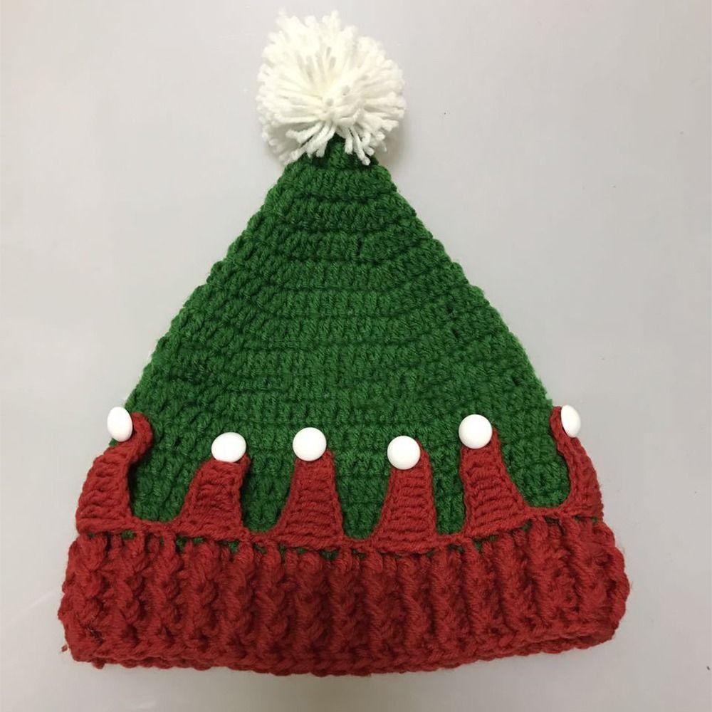 

Soft Knitted Crochet Caps Thicken Baby Knitted Caps Santa Knitted Hat Winter Accessories