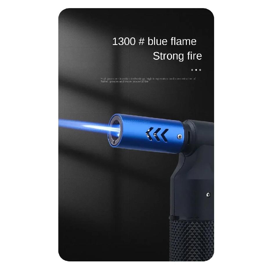 HONEST Gas Lighter Jet Butane Cigar Lighter Windproof Kitchen Tube Barbecue Metal Jewelry Welding Lighter Outdoor Gadgets ForMen