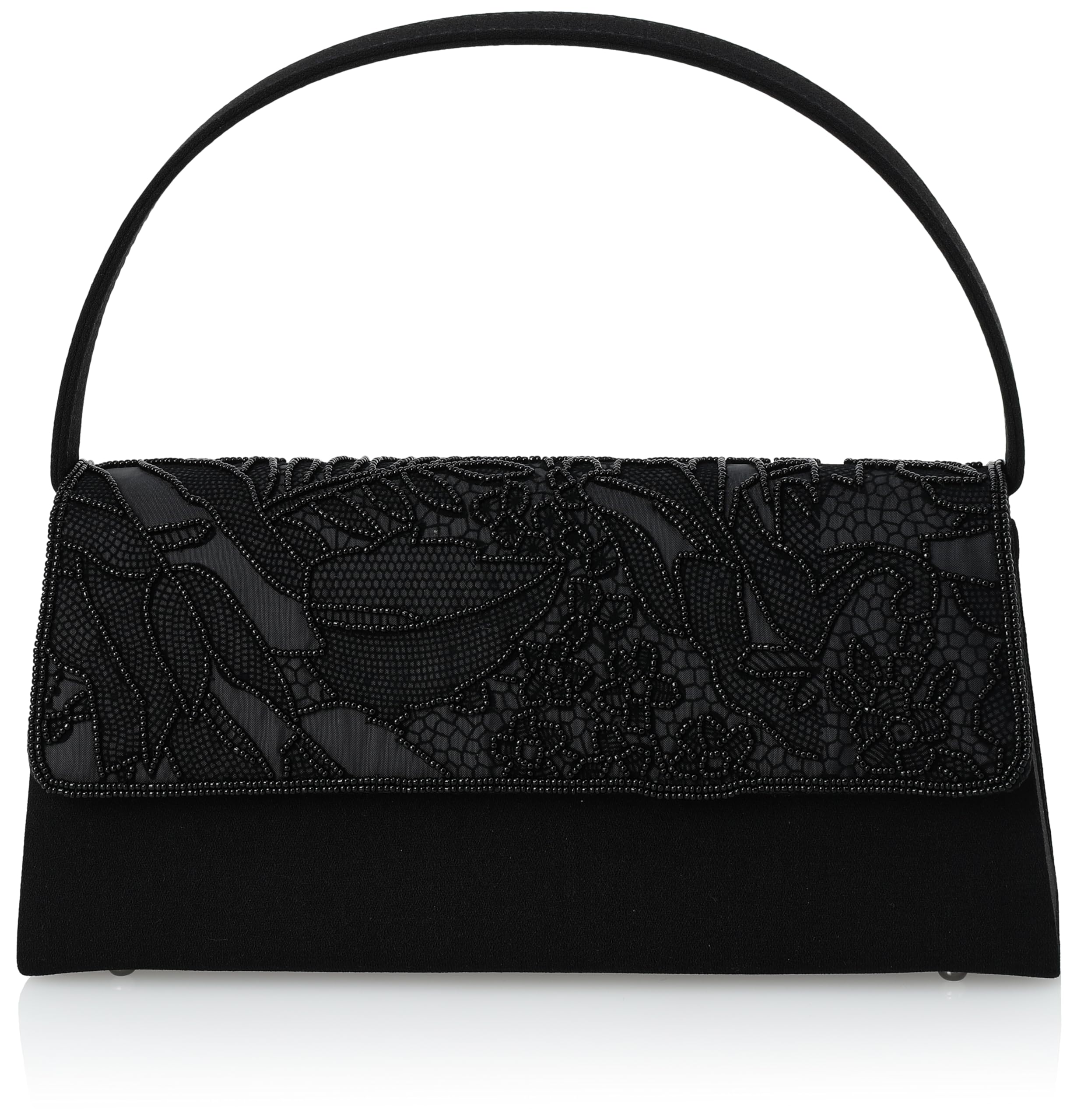 

ca00829 Embroidered ladies formal bag black [ARROWS&Company Ltd.] /NK6901 Black-