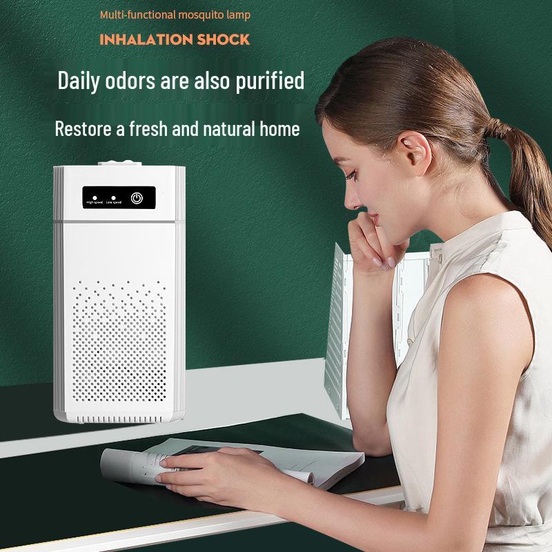 USB Portable Negative Ion Air Purifier - Silent Desktop Deodorizer & Formaldehyde Remover