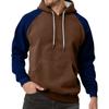Men's Colorblock Sweatshirt Hoodie Men's Sports Large Size Casual Sweatshirt